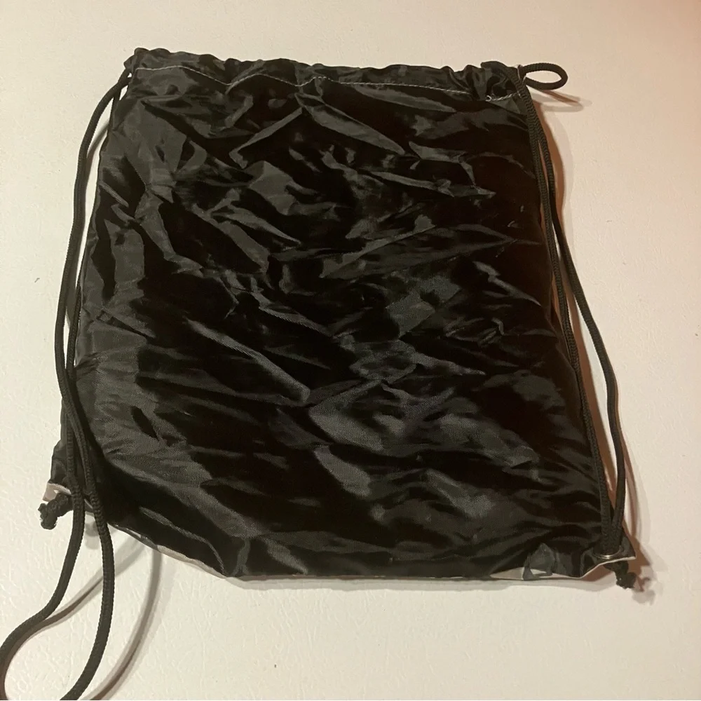 Horse Print Drawstring Bag with‎ Lining and Zipper Pocket